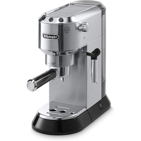Máquina de café expresso e cappuccino De'Longhi Dedica EC680 15 Bar de aço inoxidável fino