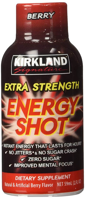 Kirkland Signature Extra Strength Energy Shot Berry