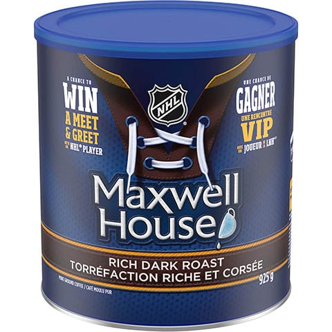 Maxwell House bagātīgi tumši grauzdēta malta kafija