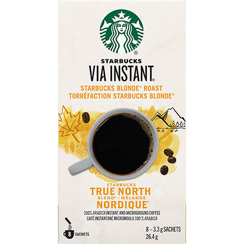 Starbucks Via Instant True North Blend Blonde Roast Coffee