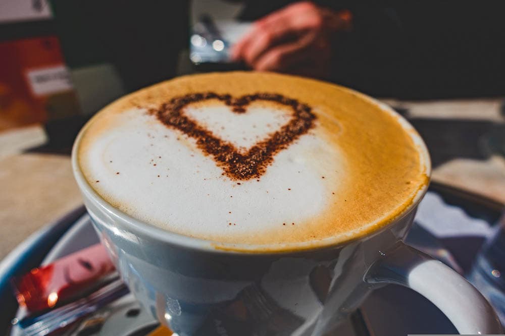 foamy cappuccino