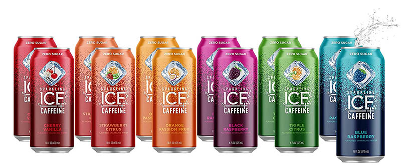 Sparkling ICE +Caffeine Sparkling Water All Flavor Variety