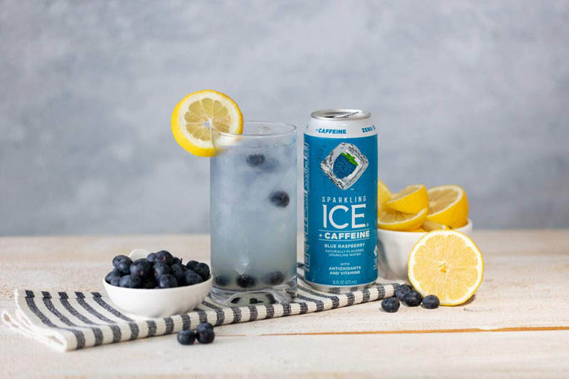 Sparkling ICE +Caffeine Sparkling Water Blue Raspberry