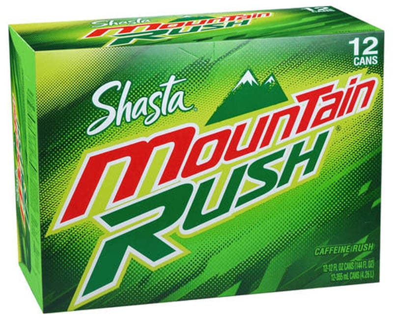 Shasta MOUNTAIN RUSH Soda Pop