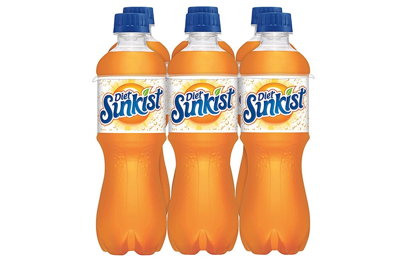 sunkist zero orange soda