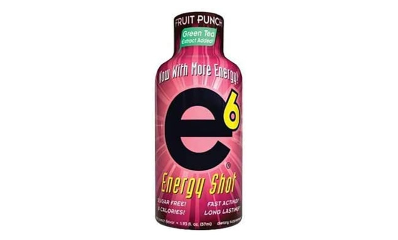 E6 Fruit Punch Energy Shot