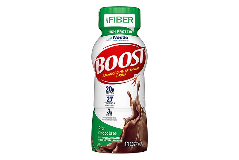 BOOST High Protein with Fiber Complete Nutritional Drink, Rich Chocolate