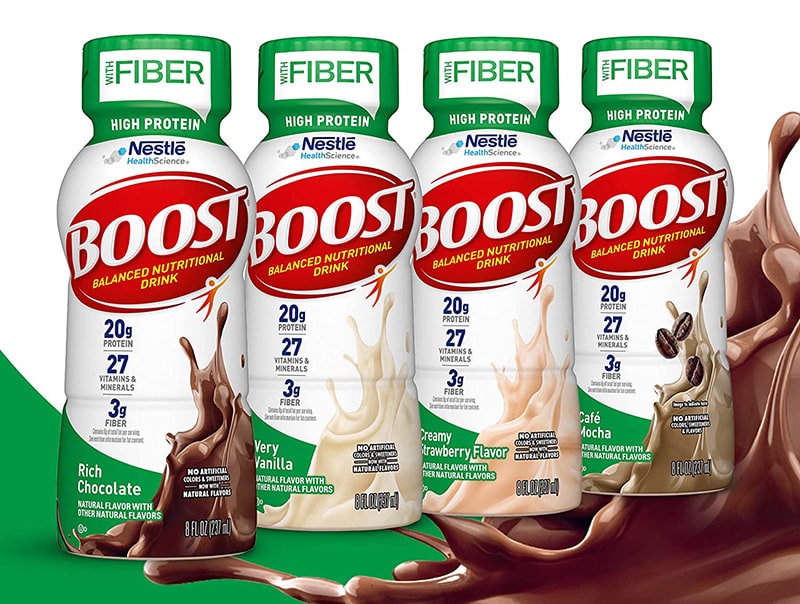 four boost nutritional drink flavors